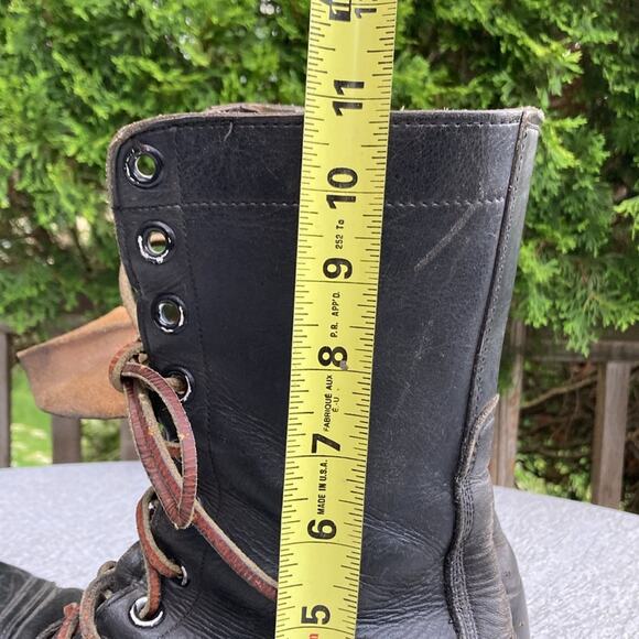 10.5R Vintage 50s Army Combat Lace Up Boots Cap Toe main image 5